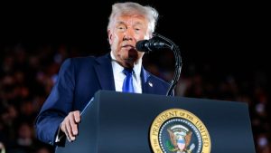 President Trump Addresses University Of Alabama Graduating Class