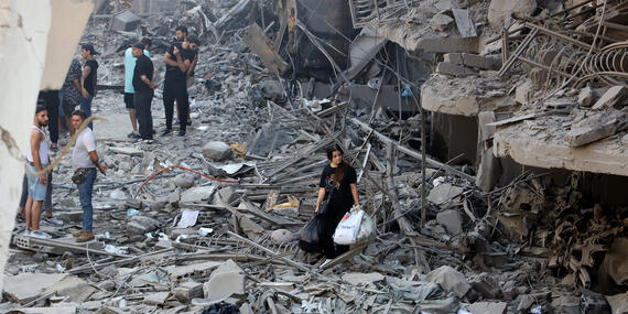 LEBANON -Southern suburbus following Friday 27 September 2024 airstrikes